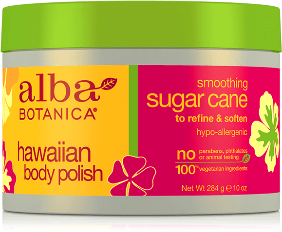Size - 10 Oz - Alba Botanica Body Polish,sugar Cane, 300ml (600x1200), Png Download