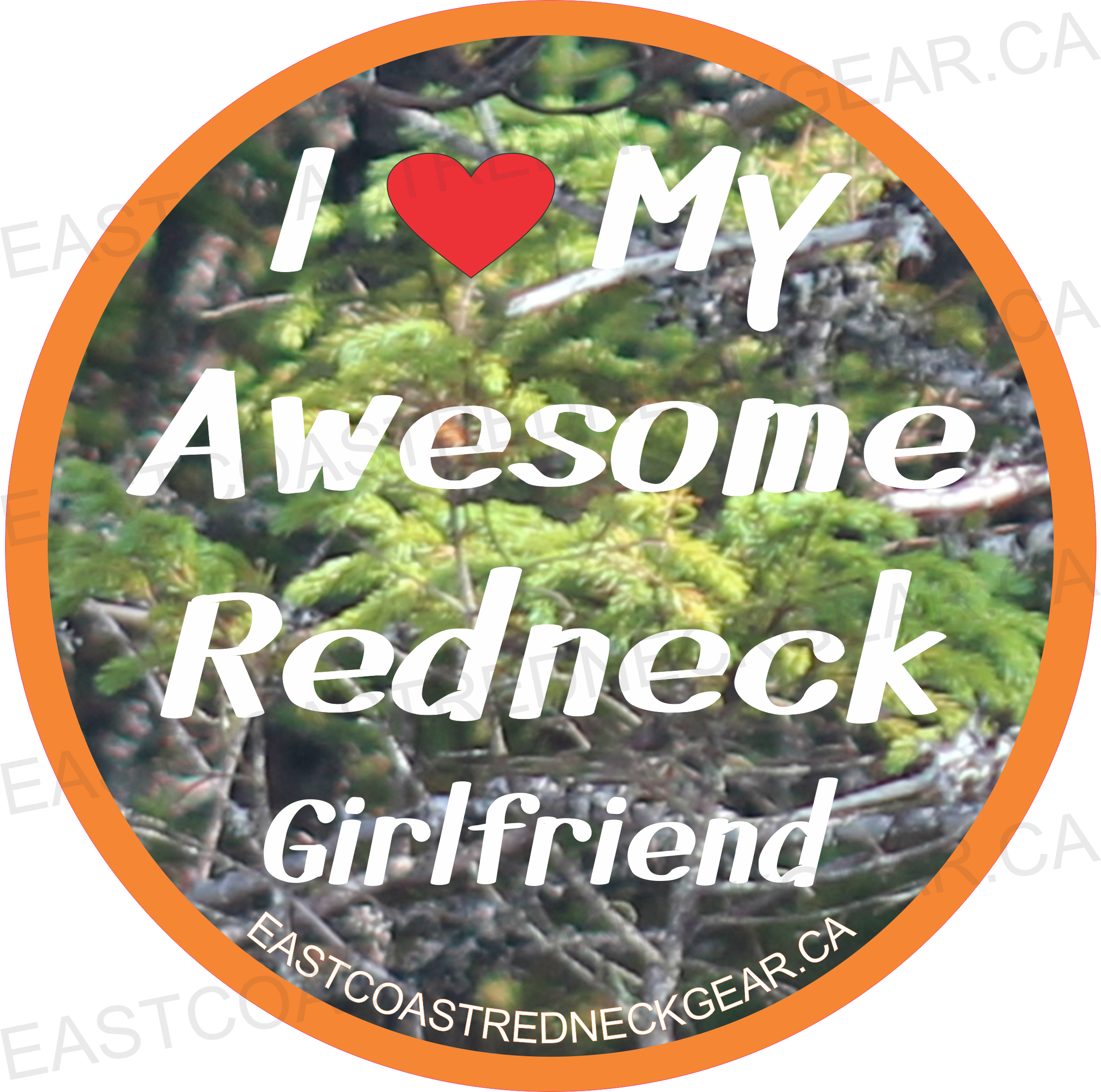 I Love Awesome Redneck Girlfriend Camo Background Png - Wells Banana Bread Beer (2401x2380), Png Download