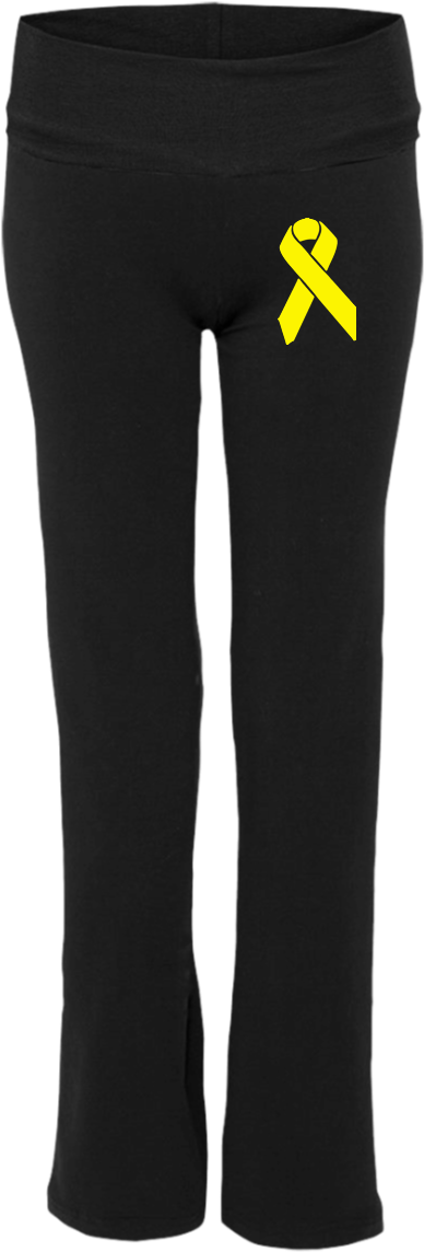 Yellow Ribbon Yoga Pants - Isabel Marant Ovida Trousers (1155x1155), Png Download