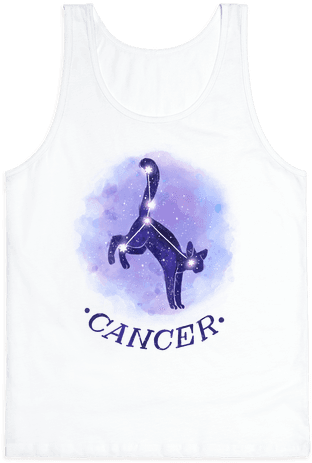 Cancer Tank Top - Cat (484x484), Png Download