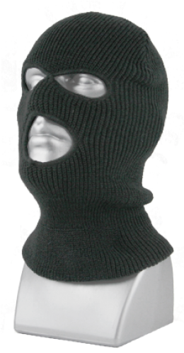 Acrylic Knit 3-hole Stretch Face Mask - Mask (500x500), Png Download