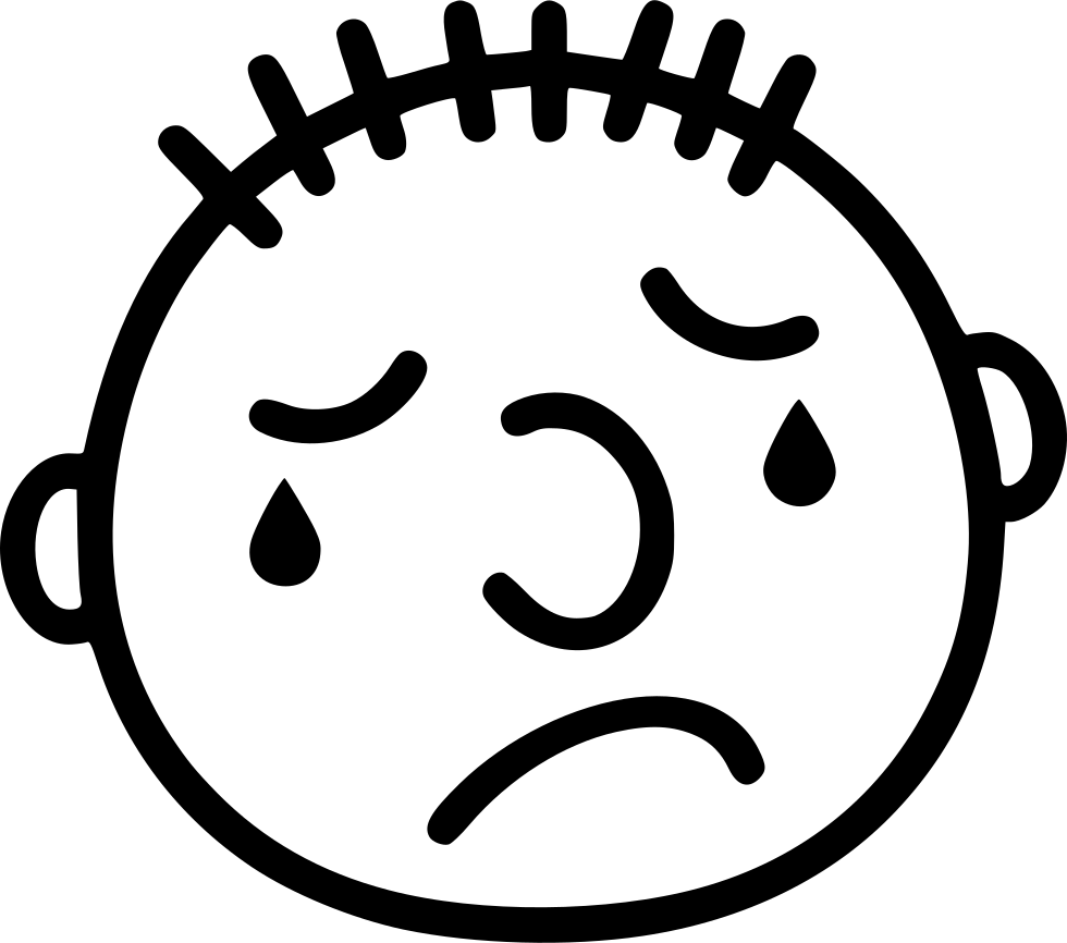 Crying Comments - Silly Face Icon Png (980x866), Png Download