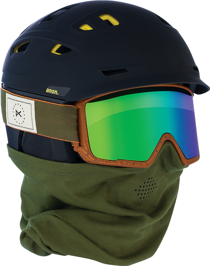 M3 Goggle Review - Anon Prime Mips Helmet (1000x1000), Png Download