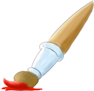 Realmente Es Sencilla La Creación De Pinceles En Photoshop, - Paintbrush (397x376), Png Download