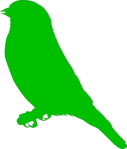 How To Set Use Green Bird Svg Vector (510x599), Png Download