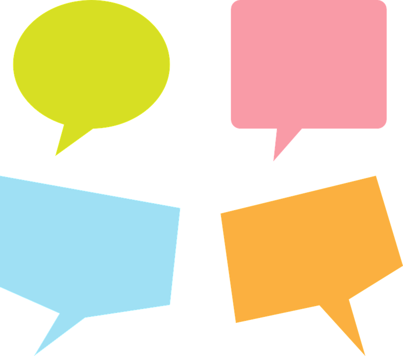 Click To See Printable Version Of Set Of Speech Bubbles - Entrevista Vetor Png (480x423), Png Download