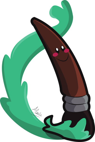 Pincel - Paintbrush (400x599), Png Download