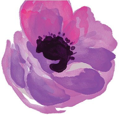 La Vita E Bella - Pink Dot Floral: Headband, Hat, Newborn Hat, Baby Hat, (458x375), Png Download