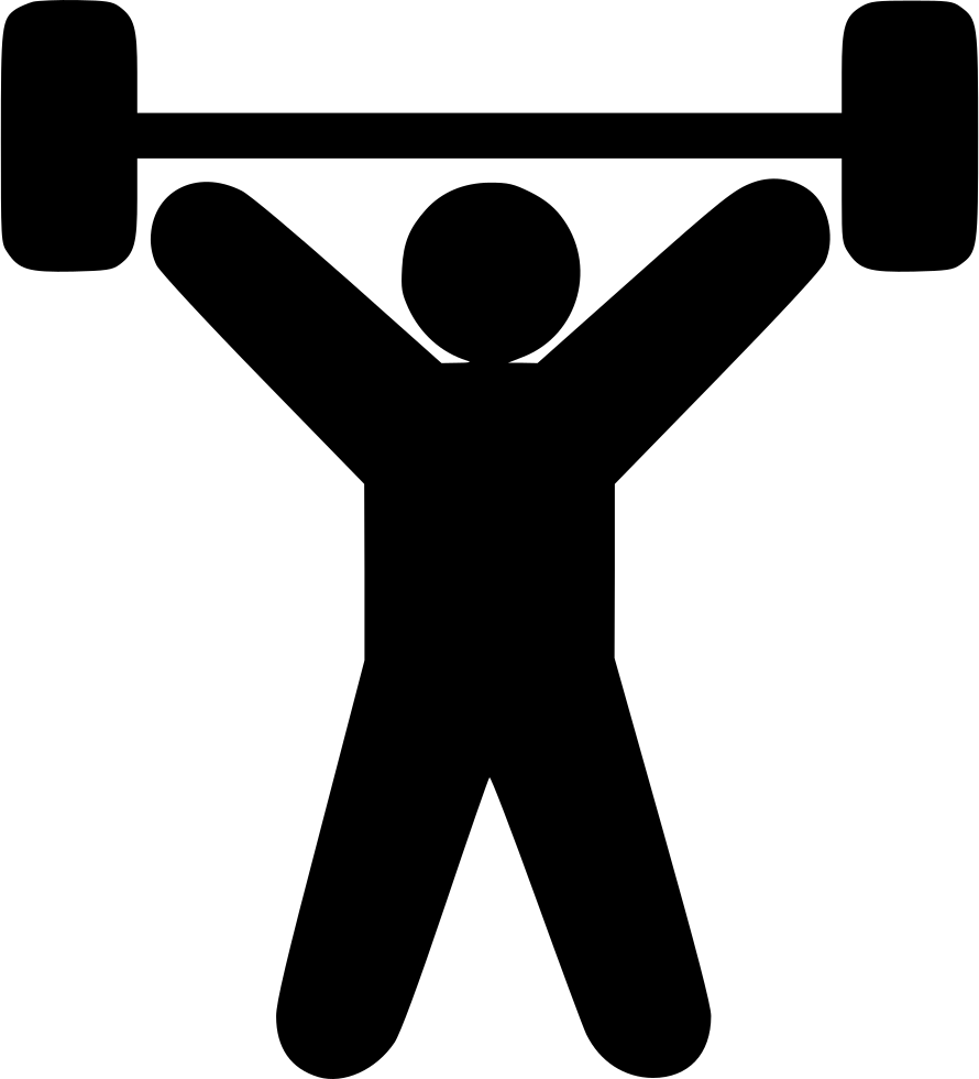 Png File - Weight Lifting Icon Png (890x980), Png Download