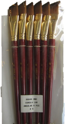 Pincel Corola Angular - Paint Brush (600x600), Png Download