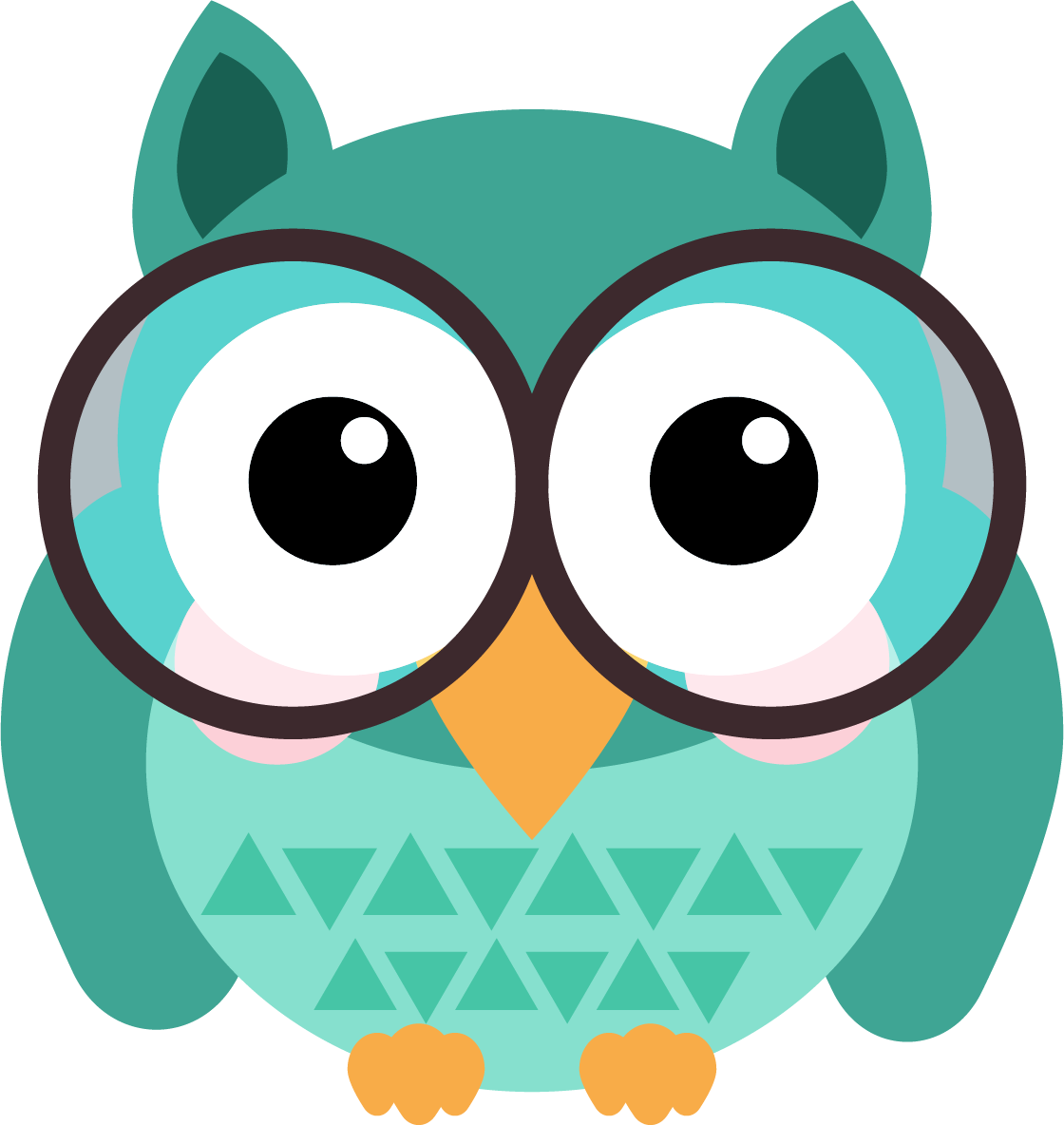 Owl Sweet Clipart Png - Clip Art Owl Png (1120x1184), Png Download