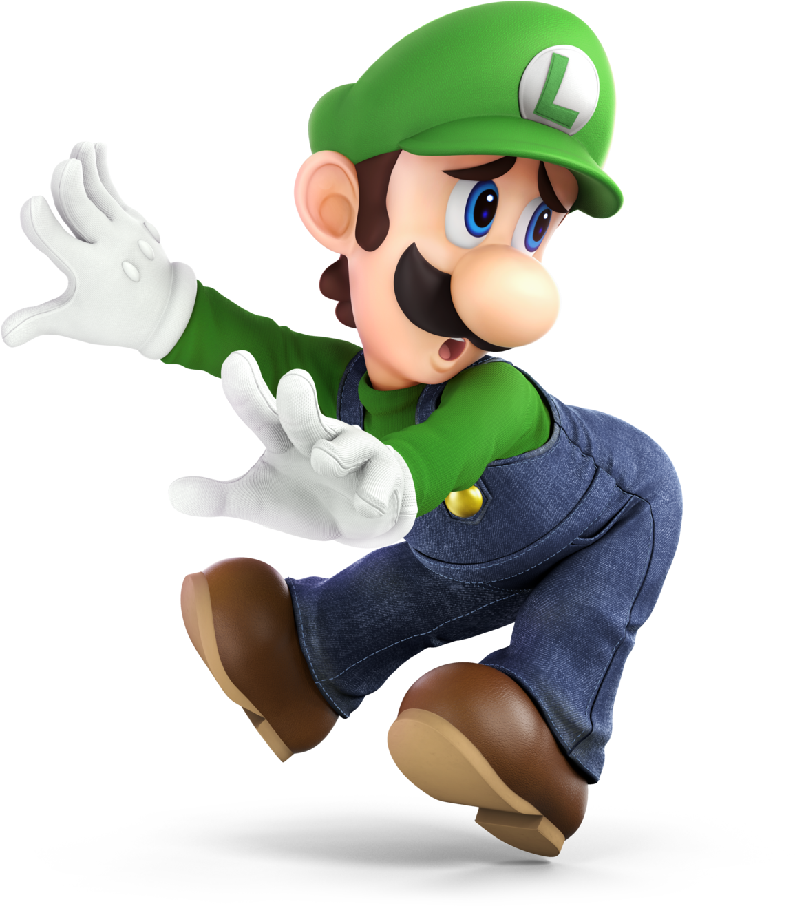 1boy 3d - Luigi Smash Bros Ultimate (850x931), Png Download