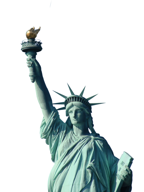 Free Png Statue Of Liberty Png Images Transparent - Statue Of Liberty Transparent (480x640), Png Download