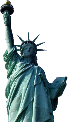 Statue Of Liberty Tall - Statue Of Liberty (300x528), Png Download