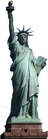 Liberty Statue Image - Statue Of Liberty (334x500), Png Download