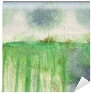 Abstract Watercolor Landscape - Grass (400x400), Png Download