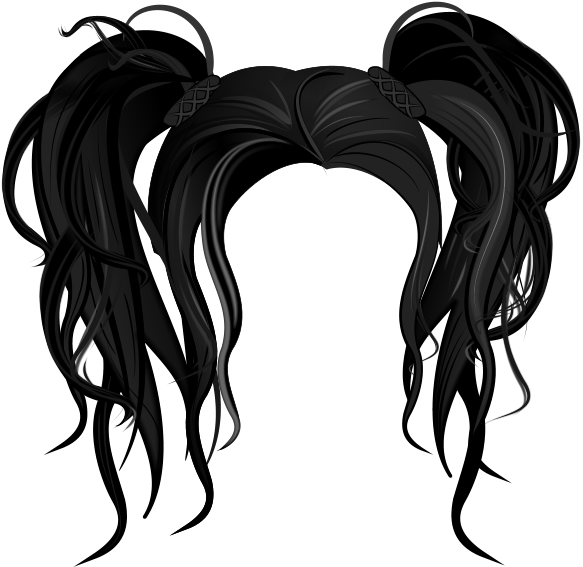 Transparent For Free Download On Mbtskoudsalg - Hairstyle Drawings Png (583x567), Png Download