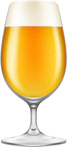 Beer Glass Transparent Png Clip Art Image - Clip Art (272x600), Png Download
