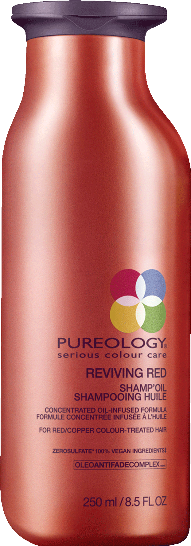 Reviving Red Shampoo Oil - Pureology Reviving Red Shamp'oil (1536x1800), Png Download