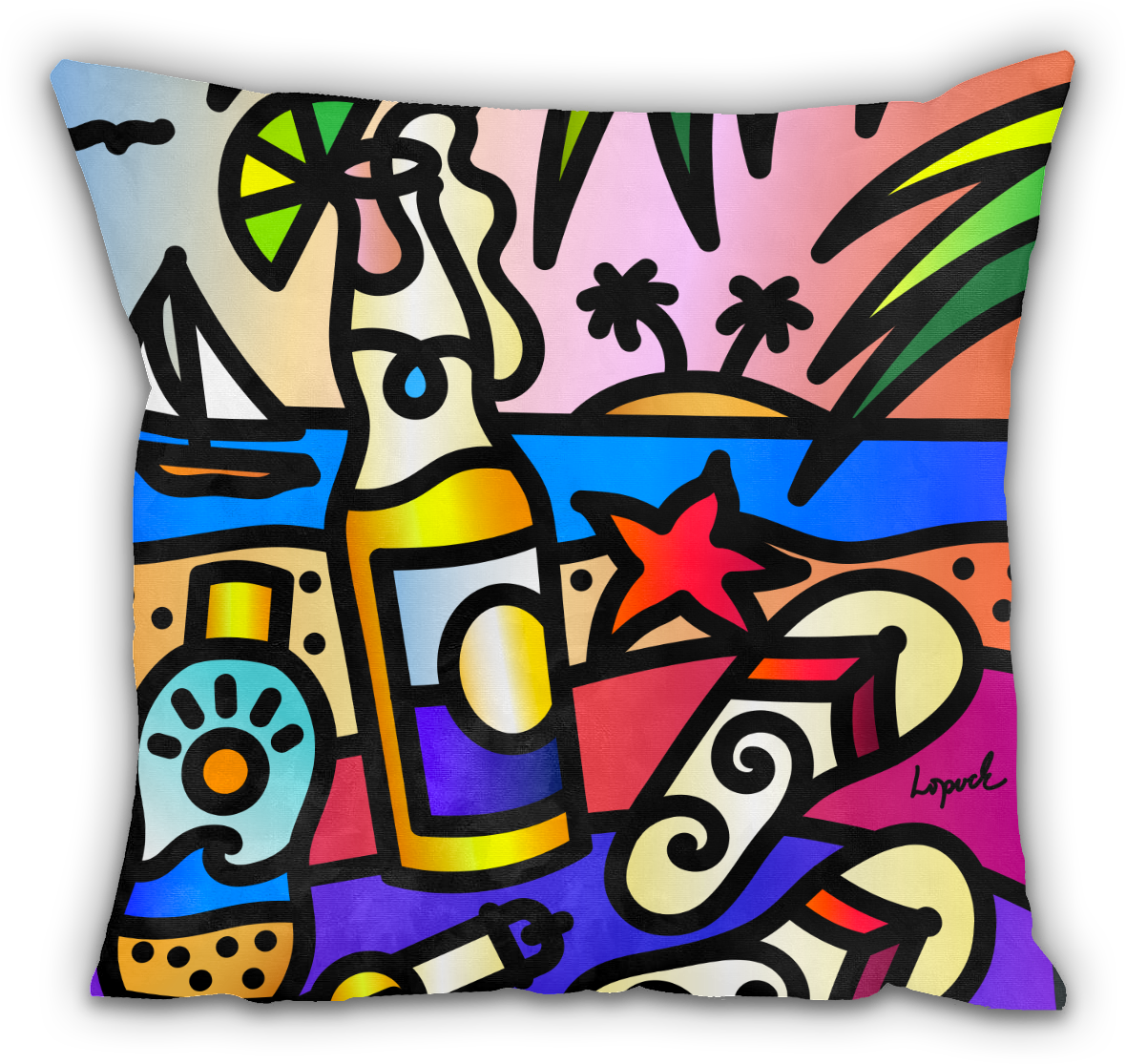 Beer - Cushion (1180x1115), Png Download