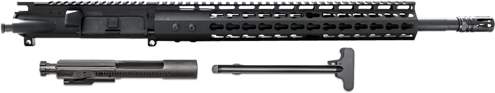Complete Ar 15 Upper Assembly - Ar-15 Style Rifle (1024x250), Png Download