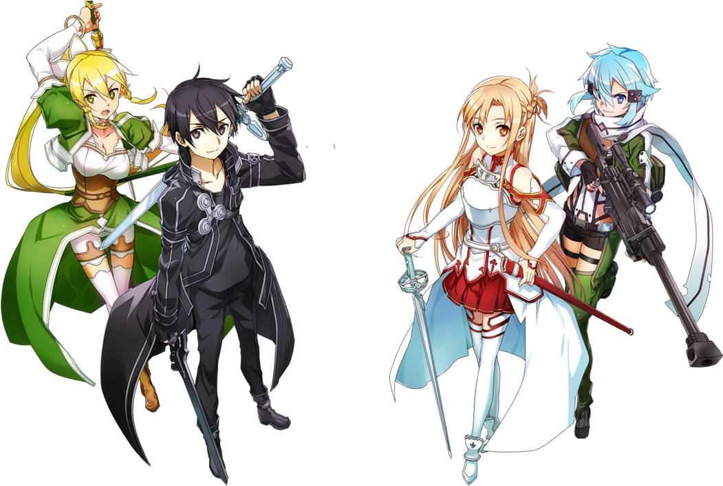 Sword Art Online (1062x726), Png Download