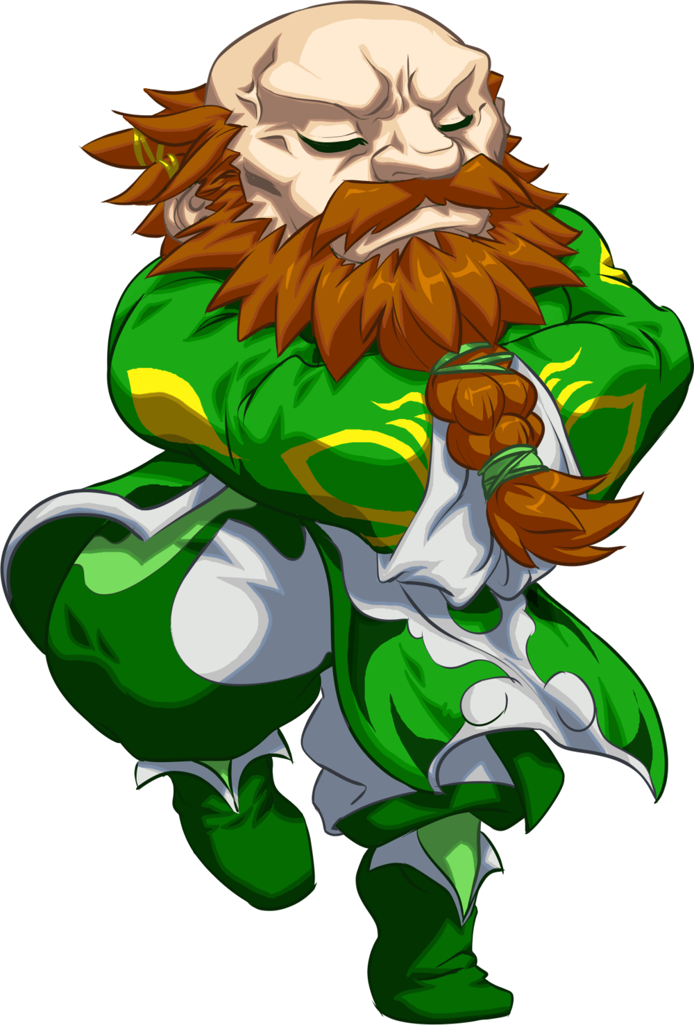 Chibi Midori - Midori Fantasy Strike (1000x1477), Png Download