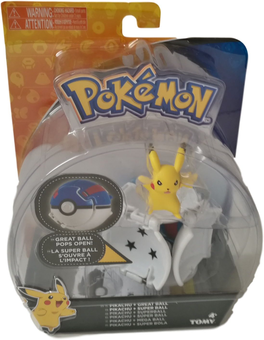 Pokemon Throw N' Catch - Tomy Pokemon Throw 'n' Pop Pokeball Pikachu (1242x1788), Png Download