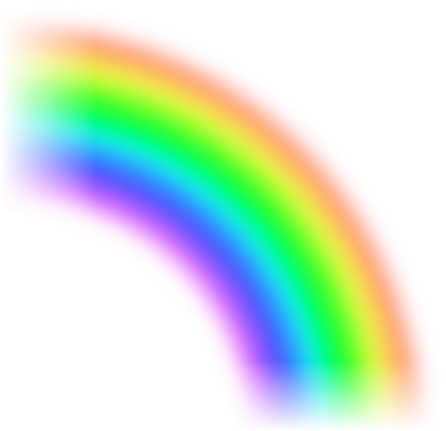Beautiful Rainbow Transparent Background The Nature - Circle (446x431), Png Download