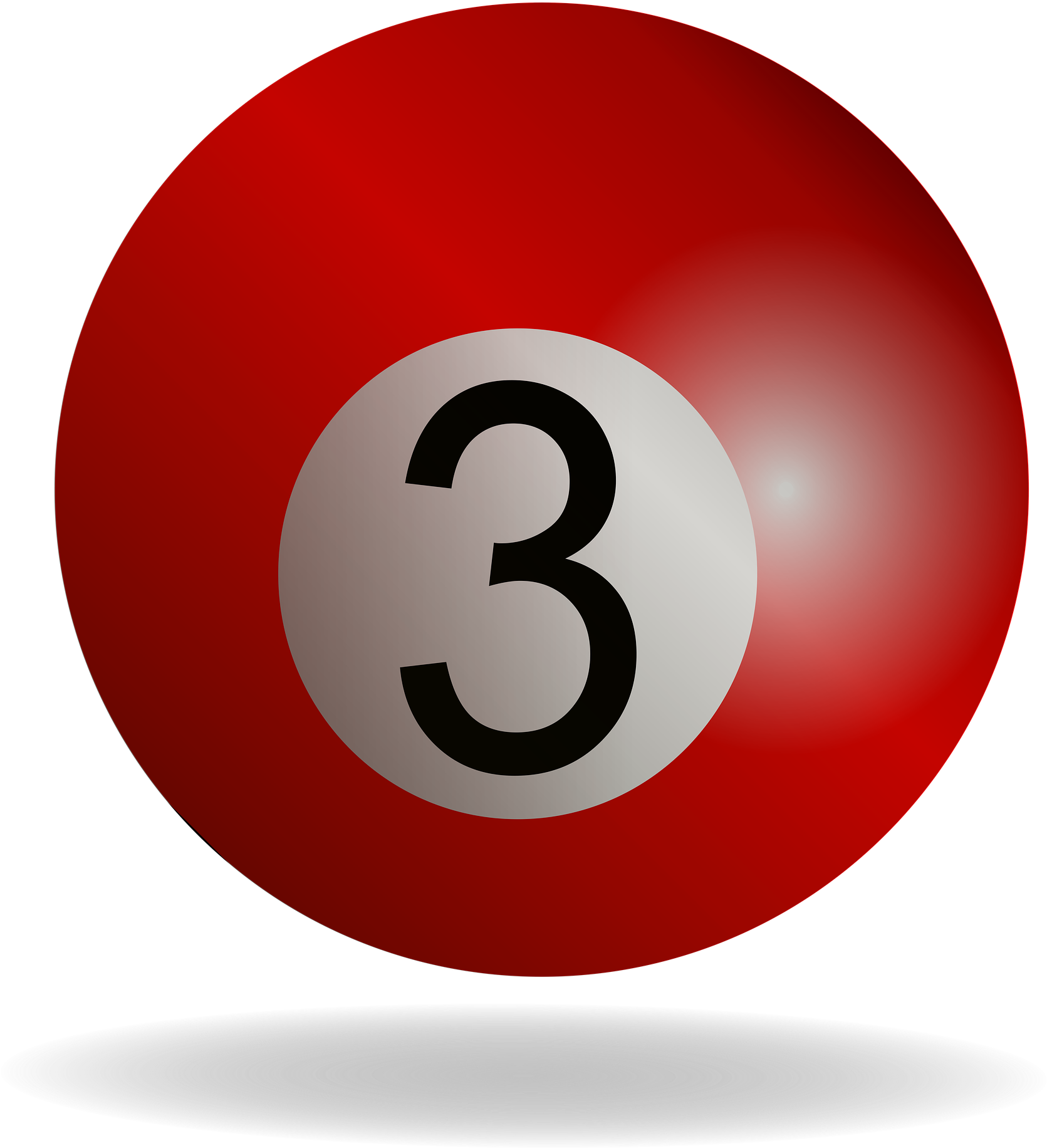 The Three-ball - Biliárd Golyók Png (1852x1920), Png Download
