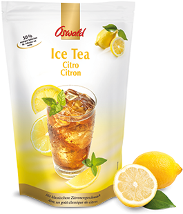 Ice Tea Lemon - Oswald Ice Tea (406x319), Png Download