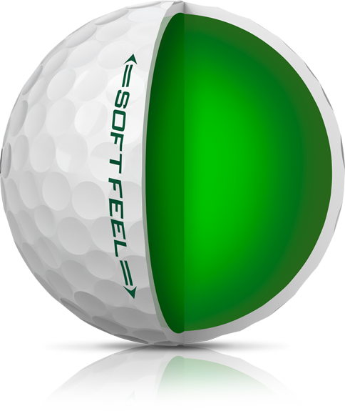 Get Distance And Great Feel - Srixon Soft Feel (484x575), Png Download
