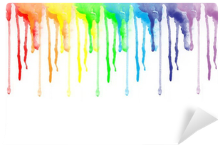 Background With Colors Of Rainbow Watercolor Painted - Watercolor Painting (400x400), Png Download