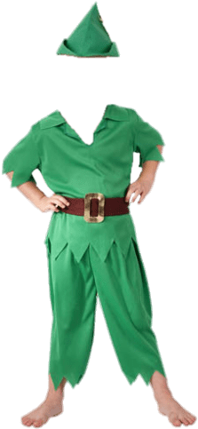 Peter Pan Costume - Deguisement Peter Pan (490x490), Png Download