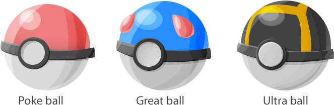 I Made Some Poké Balls In Adobe Photoshop Cs2 - Pokeballs (700x300), Png Download