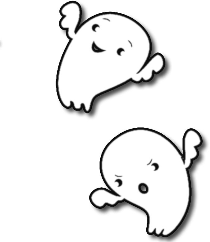 Ghost Clipart - Transparent Background Halloween Clip Art (830x830), Png Download