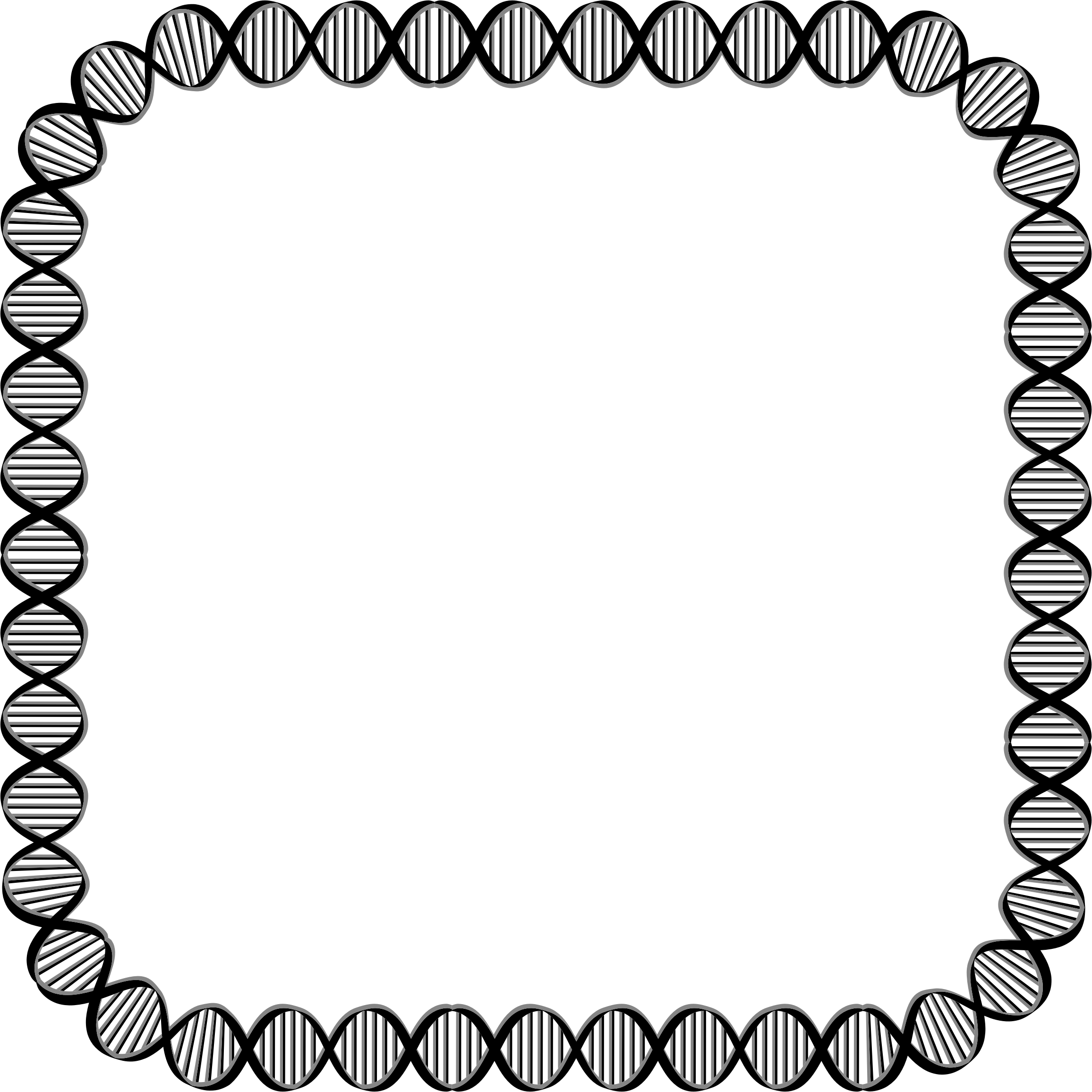 This Free Icons Png Design Of Dna Rounded Square (2312x2312), Png Download