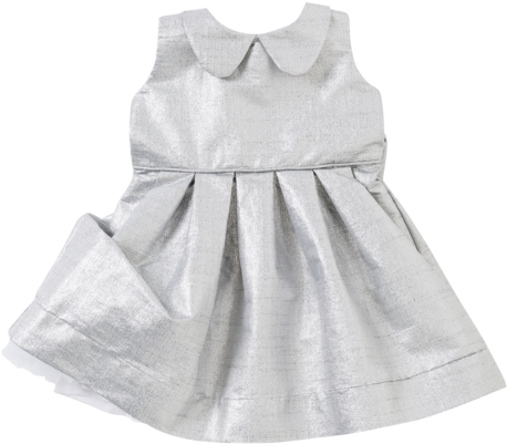 The Peter Pan Dress In Silver - Dress (480x480), Png Download