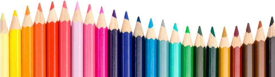 School Stuff Png - Color Pencils Png Hd (960x301), Png Download