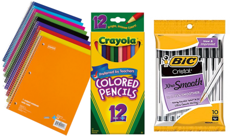School Supplies In Demand - Back To School Supplies Transparent (450x280), Png Download