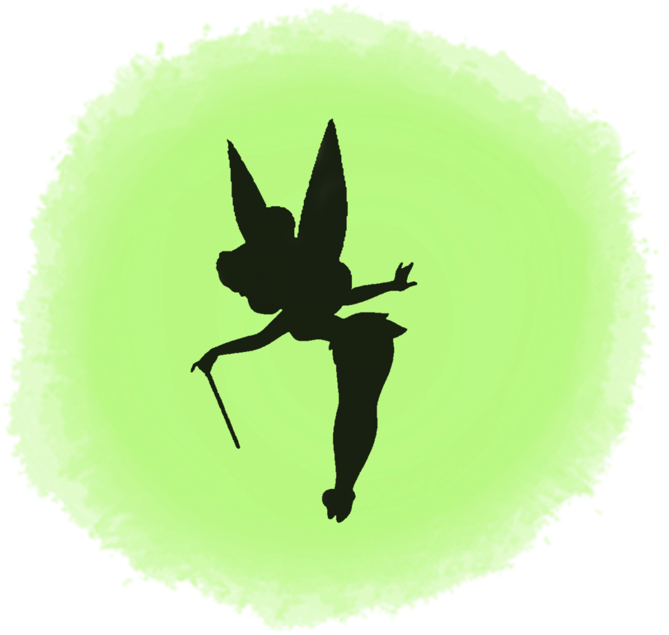 Clipart Resolution 1024*1024 - Tinkerbell Silhouette Printable (1024x1024), Png Download
