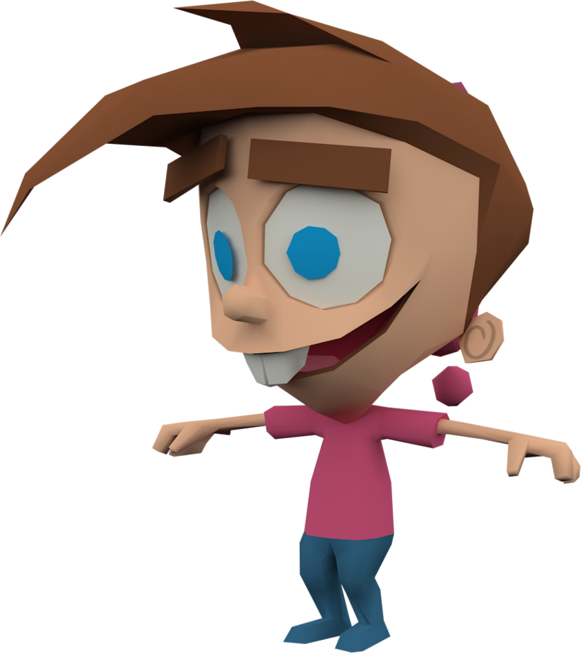Timmy Turner Attack Of The Toybots Model By Crasharki-dbwbiax - Timmy Turner Attack Of The Toybots Model (843x948), Png Download