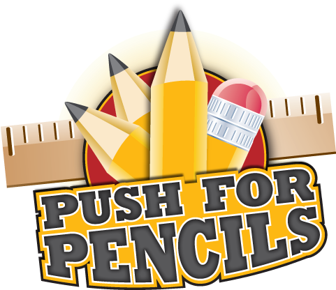 Pushforpencil Loblack - School Supply Store Logo (528x480), Png Download