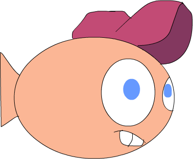 Im A Fish - Portable Network Graphics (394x324), Png Download