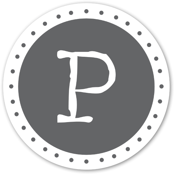 P Monogram Sticker - Best Friends Necklace, Friends Quote, Friends Necklace, (600x600), Png Download