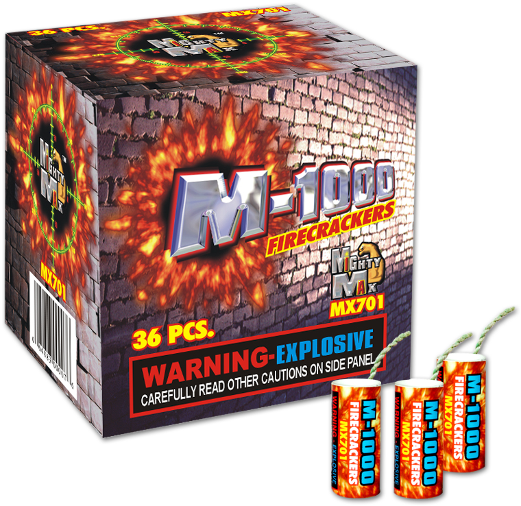Keystone Fireworks Firecrackers - M1000 Cake (800x800), Png Download