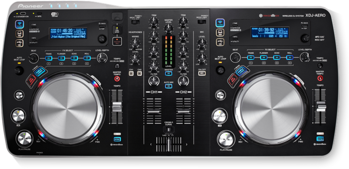 According To Pbs, The Turntable Emerged As A Musical - Pioneer Xdj Aero (1200x900), Png Download