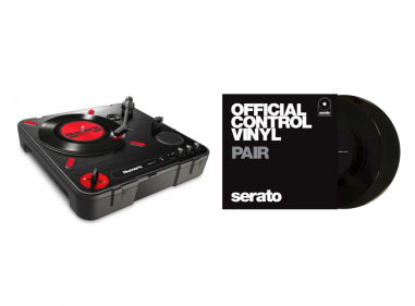 Numark Pt01 Scratch Serato 7" Control Vinyl Bundle - Numark Turntable (380x380), Png Download
