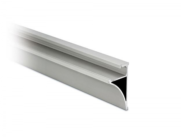 Glasplaatprofiel Alu. Rvs Look 50x40 Mm, L=2500 Mm (600x600), Png Download