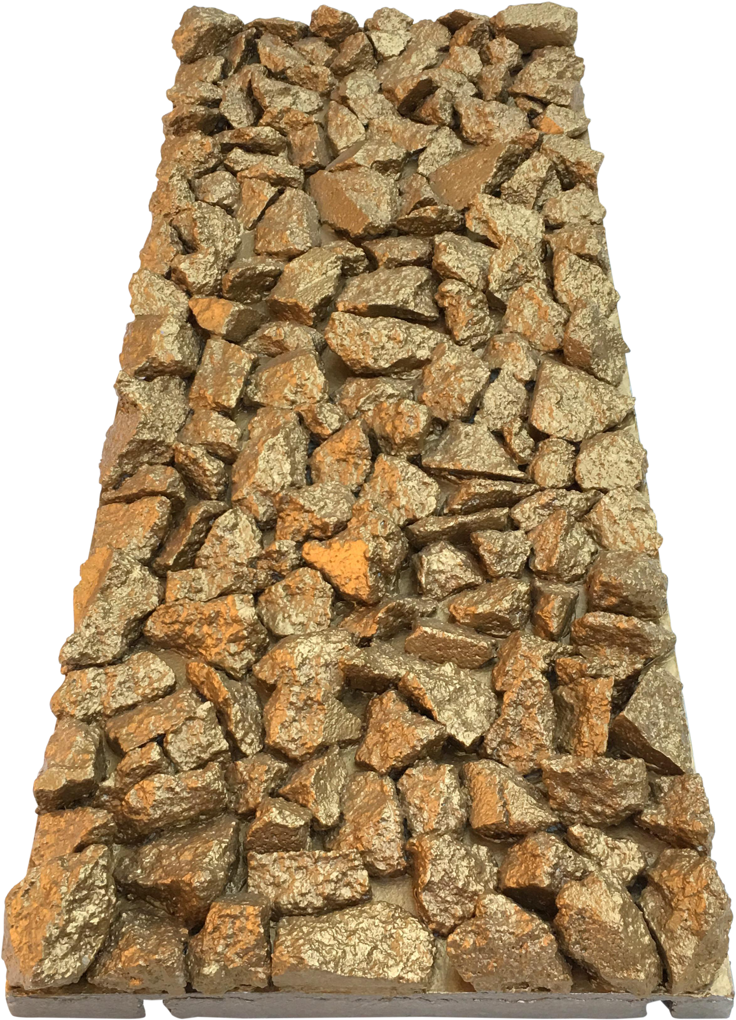 Suga Lane Gilt Optimiso Gold Rock Sculpture (2440x3470), Png Download